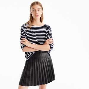 J.Crew Pleather Mini Skirt